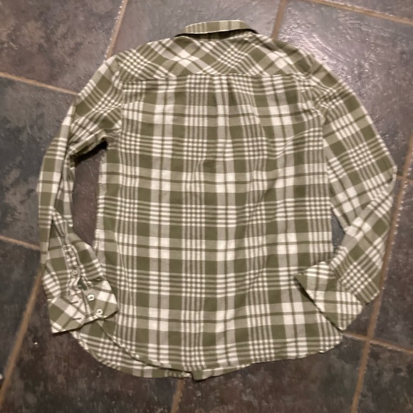 Talbots Plaid Print Button Down Tops Size S - Picture 6 of 10